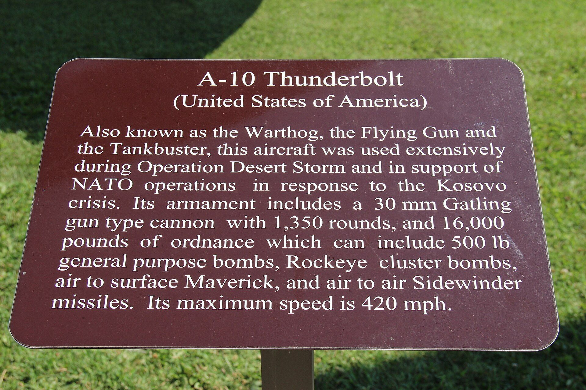 A-10 Thunderbolt II Flies Final Weapons School Training Sortie at Nellis AFB