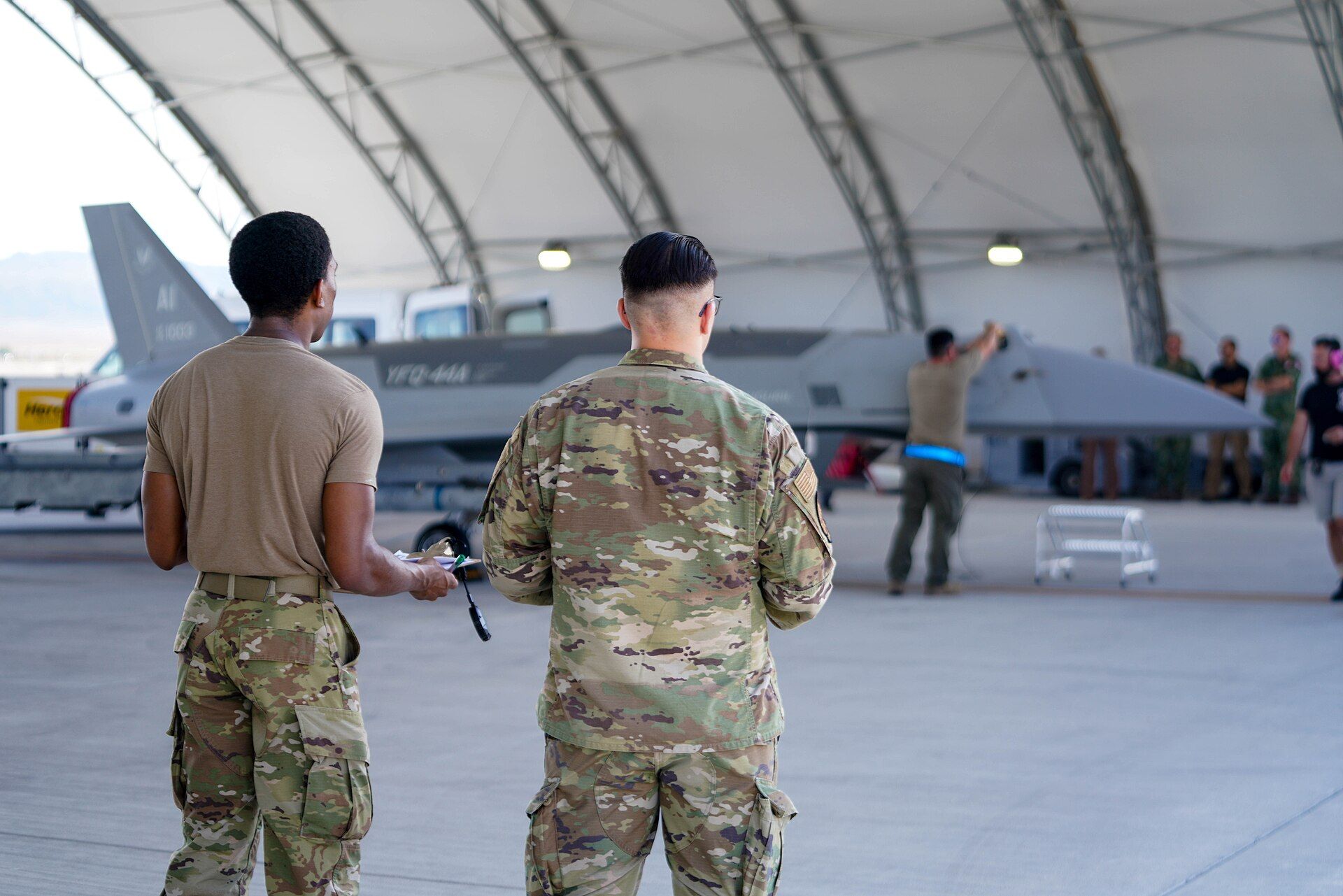 US Air Force Receives First Two Collaborative Combat Aircraft at Creech AFB