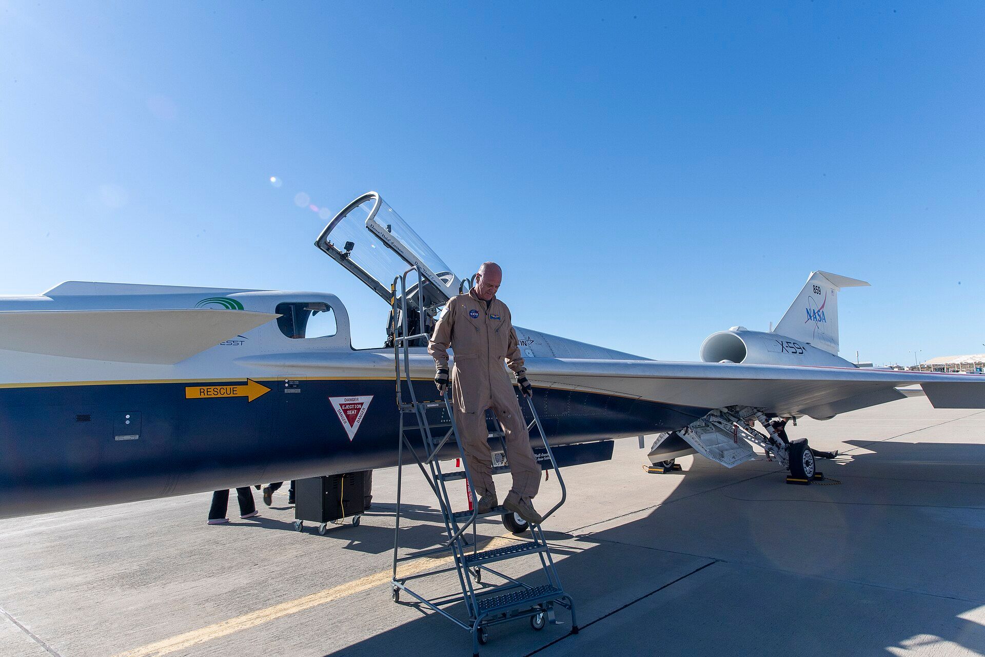 NASA's X-59 Quesst Supersonic Demonstrator Flight Cut Short Due to Warning Light